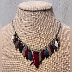 Upcycled Bicycle Tube Necklace NWT